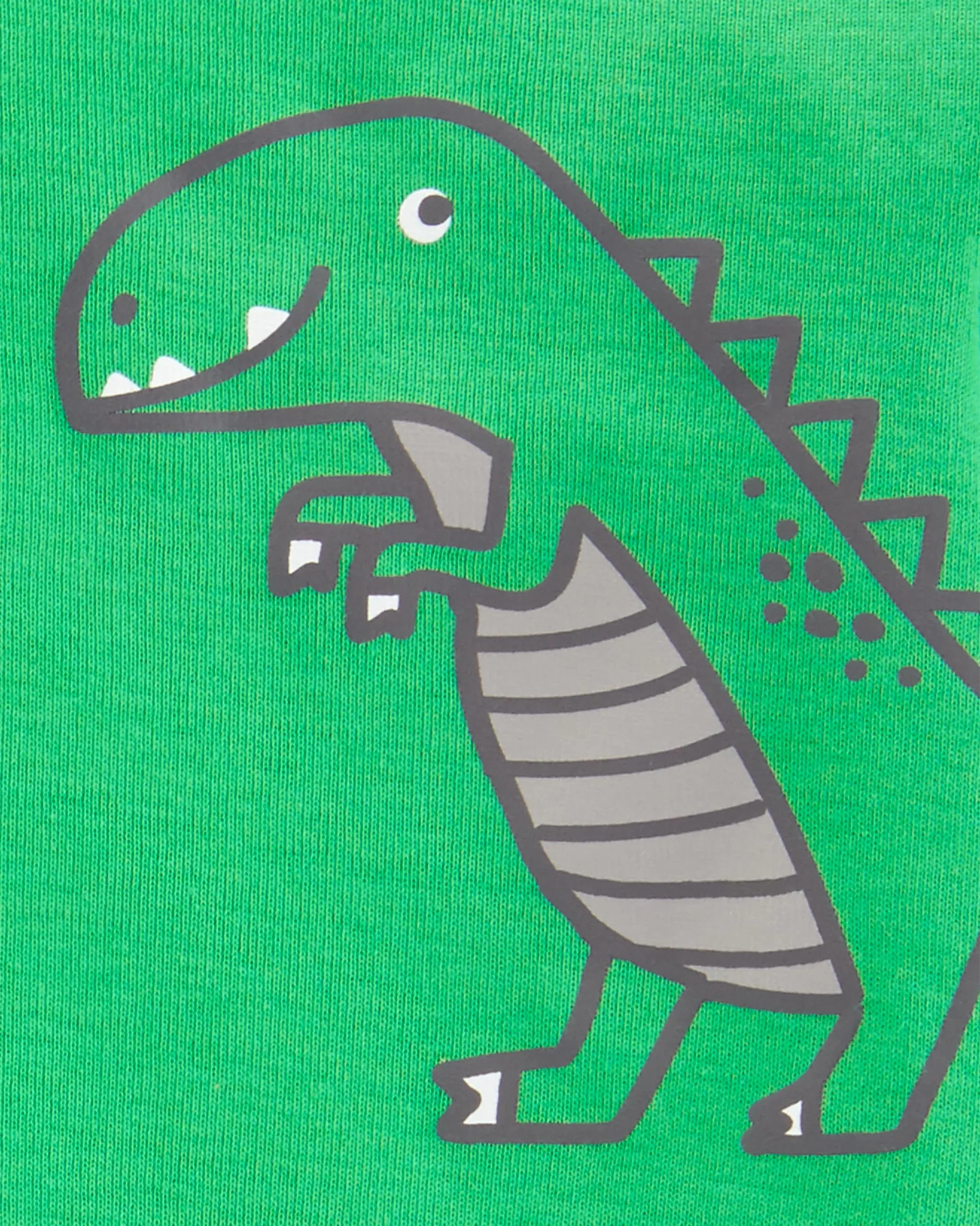 Set 3 piese, Carter's , model dinozaur, imprimeu text, bumbac, multicolor, 68 cm, 6 luni [3]