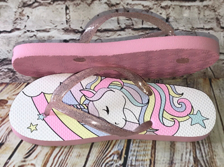 Slapi fete, The Children's PLACE, unicorn, 33 EU, 20.6 cm [10]