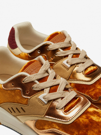 Pantofi sport femei,Scotch & Soda, Vivi 23739505 S468  din piele naturala si catifea maro [6]