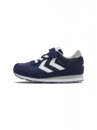 Pantofi sport copii, Hummel, Reflex JR Black Iris, sireturi elastice si velcro, [7]