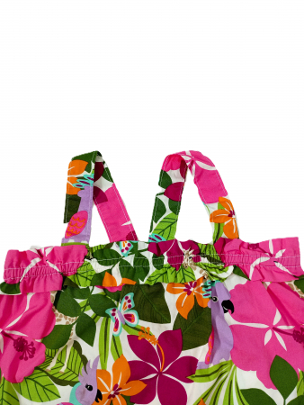 Top cu bretele pentru fete, GYMBOREE, Tropical flower, Bumbac, [1]
