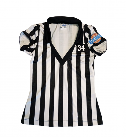 Imbracaminte copii - Tricou arbitru fete, CSA, nylon/licra, Bicolor, 152 cm, S, 12 ani