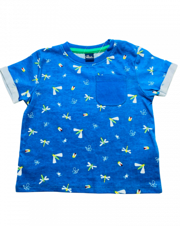 Tricouri copii - Tricou bÄƒieÈ›i street monkey albastru - Libelule