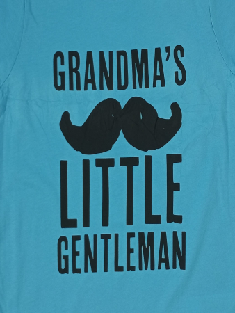 Tricou baieti, The Children's PLACE, Grandma's little gentleman, bumbac, 5 ani [2]