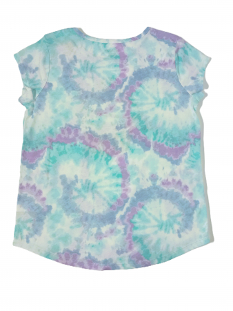Tricou fete, The Children's PLACE, Cupcake Tie Dye Top - Azureus, bumbac, 16 ani, [1]