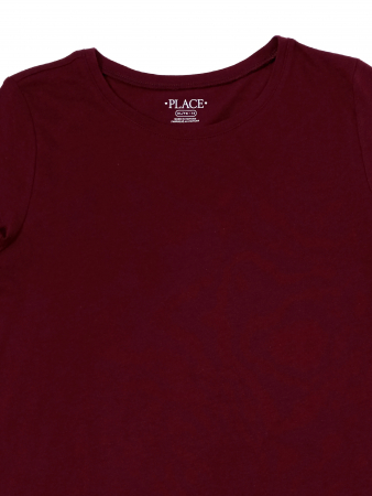 Tricou fete, The Children's PLACE, maneca scurta si guler lejer, Bumbac, 14 ani [1]