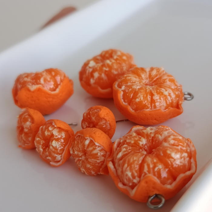 Cercei mandarine ( cu tortiță) [2]