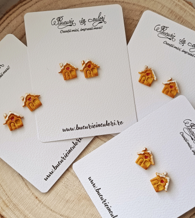 Cercei "Căsuța de turta dulce " [1]