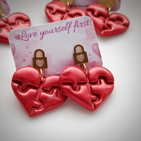 Cercei - Inima Puzzle-tortita inima [1]