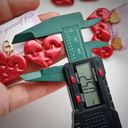 Cercei - Inima Puzzle-tortita inima [3]