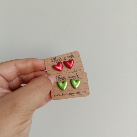 Cercei - inimi sidefate [3]