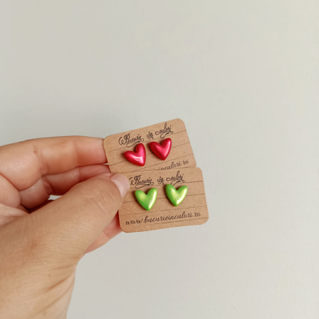 Cercei - inimi sidefate [6]