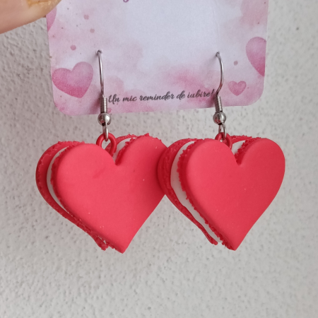 Cercei Macarons- inima [4]