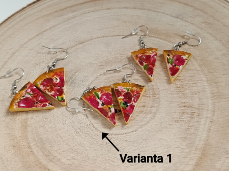 Cercei lut polimeric - Cercei Pizza Lovers