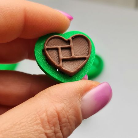 Decupatoare/cuttere pentru lut polimeric - inima biblioteca