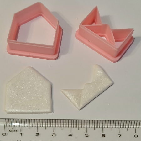 Decupatoare/cuttere pentru lut polimeric - Decupator plic