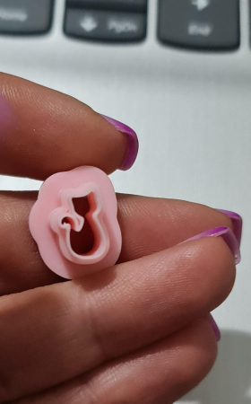 Decupatoare/cuttere pentru lut polimeric - Micro cutter pisica 10mm