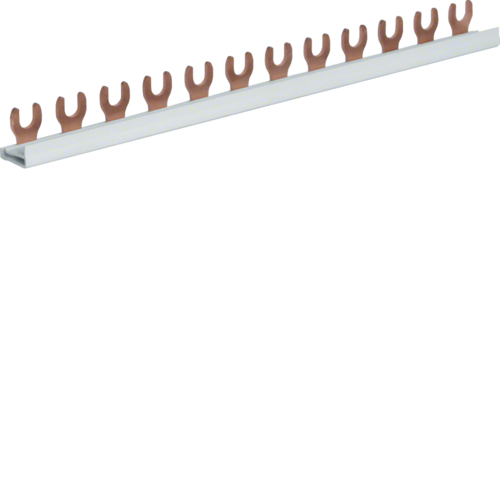 Busbar monofazat Hager KDN163A – 12 module, 63A, 10mm², 1P [1]