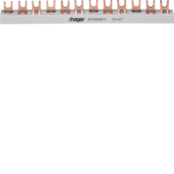 Busbar 3P furca 57M 10mmp 63A, HAGER, KDN363B [1]