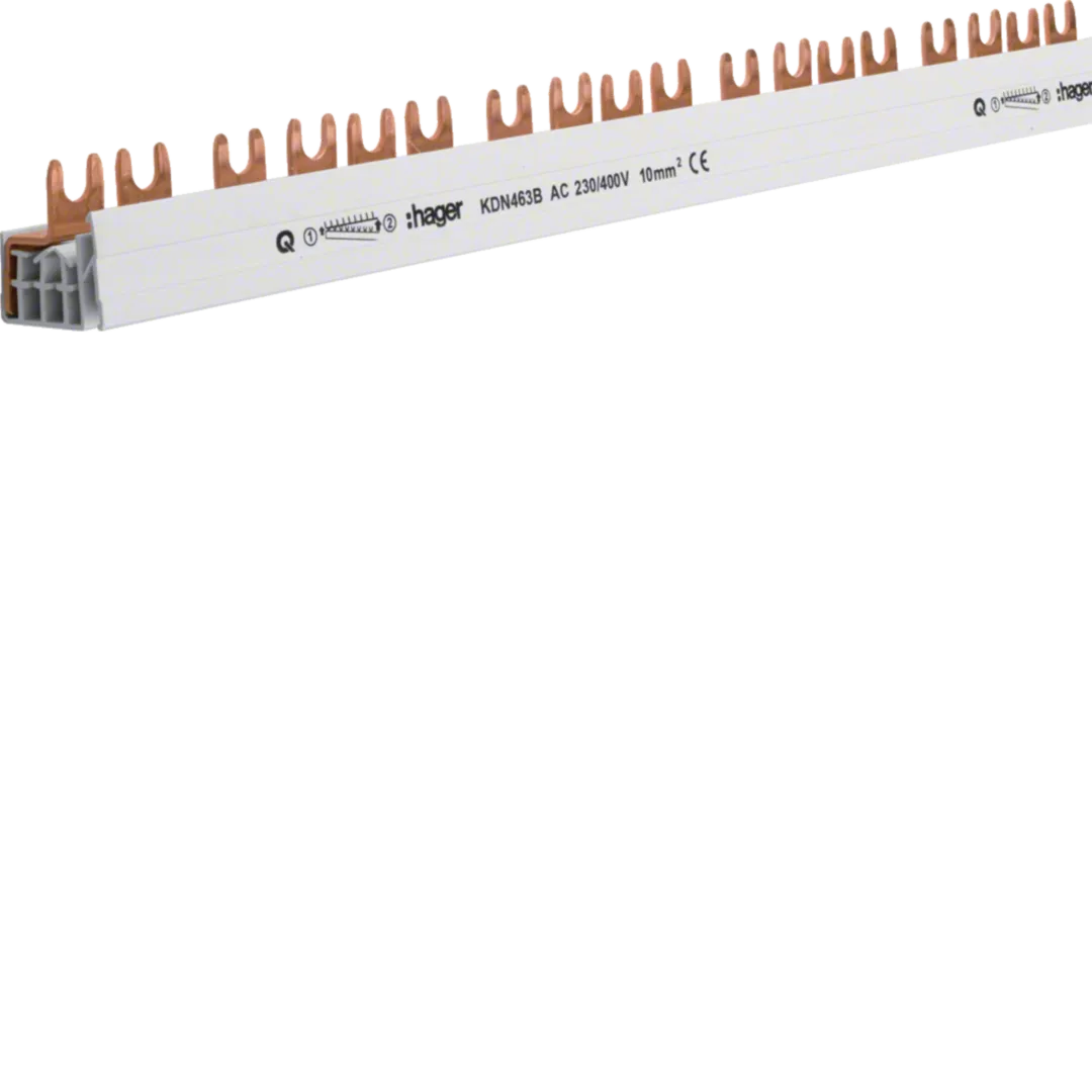 Busbar 4P furca 56M 10mmp 63A, KDN463B [1]