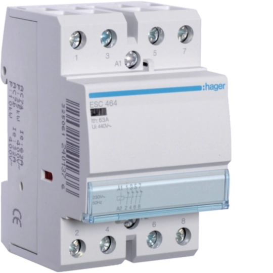 Contactor, 63A, 4NI, 230V, ESC464, Hager [1]