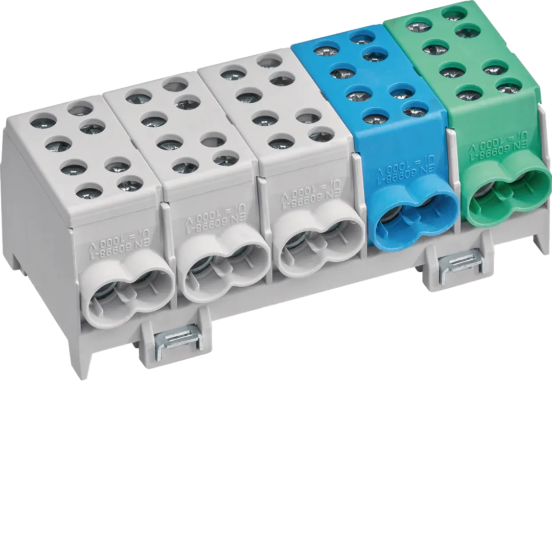 Distribuitor 5 poli, 2x35mmp-2x25mmp, IP20, 3xL, 1xPE, 1xN, 100A, KH45A [1]