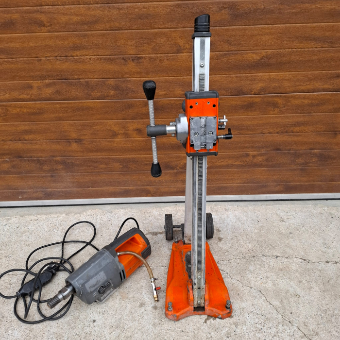 Masina de carotat Husqvarna DM 280 + stativ DS 250 – folosită [3]