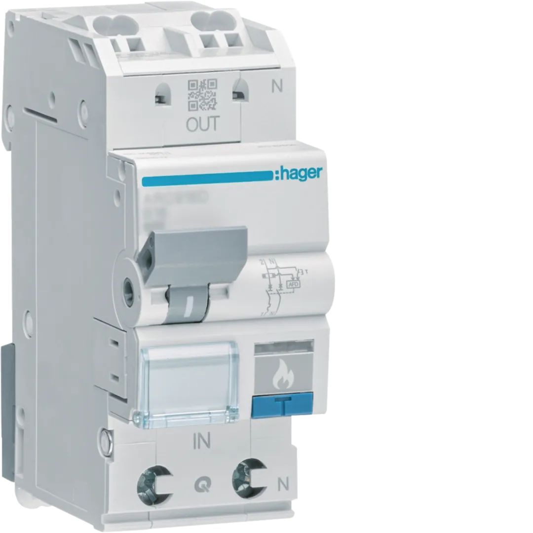 Siguranță AFDD Hager ARC925D – 1P+N, 25A, Curba B, 6kA [1]