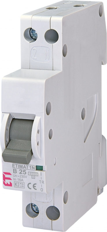Siguranta automata ETIMAT 1P+N B25 6kA [1]