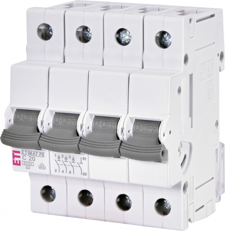 Siguranta automata ETIMAT P6 3p+N C20 [1]