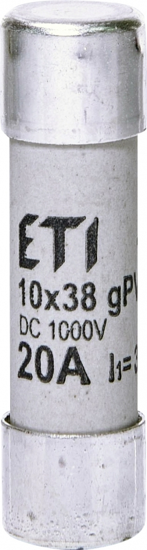 Siguranta fuzibila, CH10x38 gPV 20A/1000V DC [1]