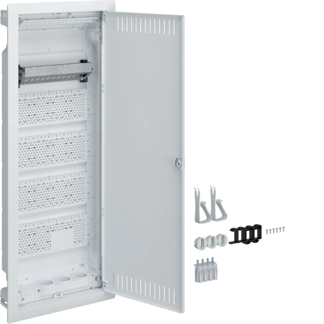 Volta multimedia VH60NW, 3 prize schuko, accesorii montaj, gips carton, Hager [1]
