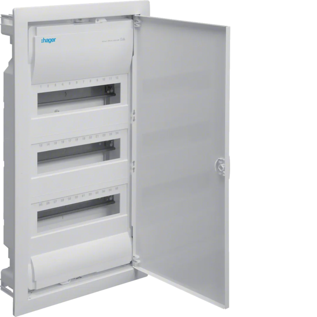 Tablou Volta 36 module, incastrat, usa opaca, Hager VU36NE [1]