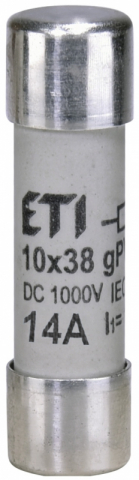 Sisteme Fotovoltaice - Siguranta fuzibila CH10x38 gPV 14A/1000V DC, 002625079