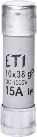 Sisteme Fotovoltaice - Siguranta fuzibila CH10x38 gPV 15A/1000V DC, 002625080