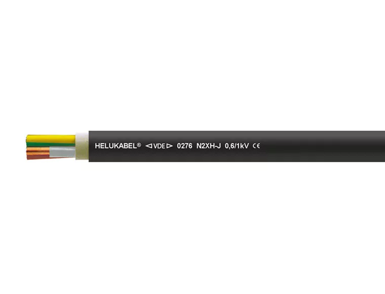 Cabluri N2XH - Cablu electric N2XH-J 3x1.5 mm² fără halogeni și rezistent la foc