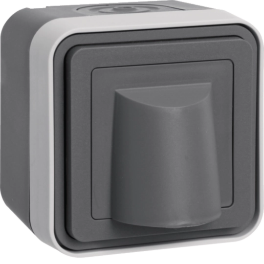 Prize Intrerupatoare - Adaptor iesire cablu W.1, IP55, gri, Hager, WNC155