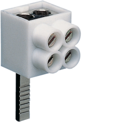 Busbar - Borna racord cablu, 2x16mmp, HAGER, KF82A