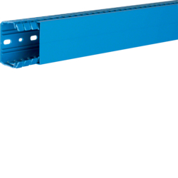 Canal cablu PVC - Canal cablu perforat cu capac 40x60, albastru, Hager, BA740060BL