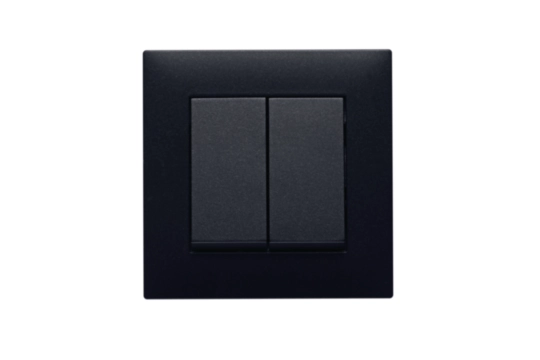 Intrerupatoare - Comutator - negru, Hager, WL0043