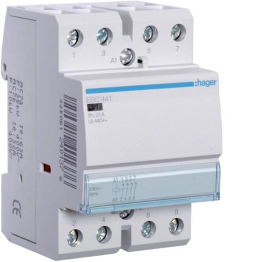 Contactori - Contactor, 40A, 4NI, 230V, ESC441, Hager