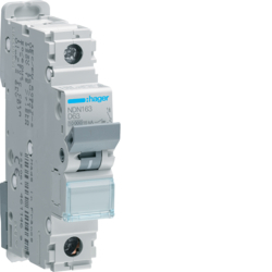 Produse - Disjunctor 1P, 63A, 10kA, D, 1M, Hager, NDN163