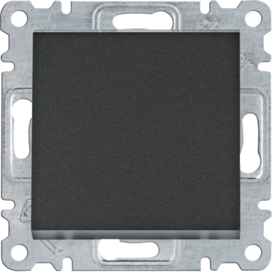 Intrerupatoare - Intrerupator cruce - negru, Hager, WL0033