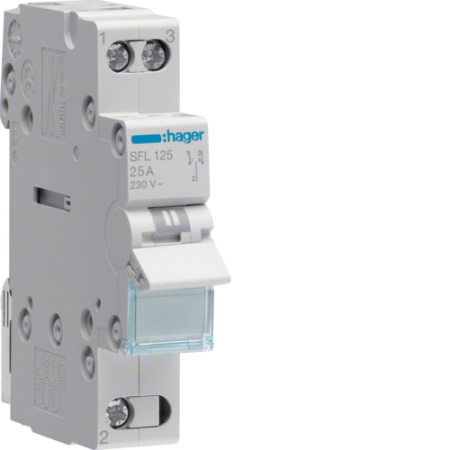 Sigurante si protectii - Inversor 1P 25A, 230V  I-II, pct.comun inf. 1M