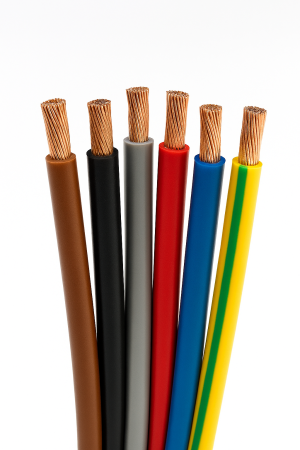 Conductor electric flexibil H07V-K 10 mm², cupru. [1]