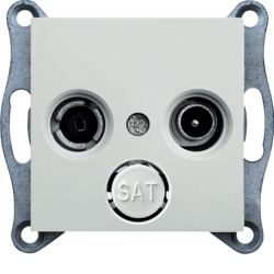 Prize - Priza RTV standard - alb, Hager, WL3010