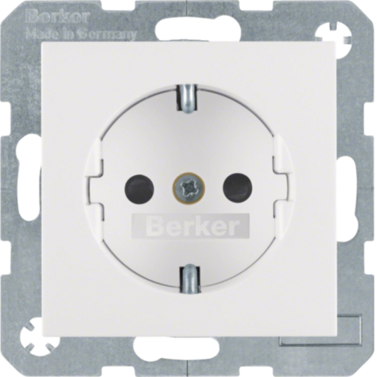 Prize Intrerupatoare - Priza Schuko S.1/B.3/B.7 alb polar, mat