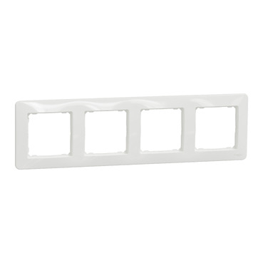 Accesorii prize si intrerupatoare - Rama 4 posturi, alb, Schneider Sedna Design SDD311804
