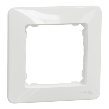 Accesorii prize si intrerupatoare - Rama simpla, alb, Schneider Sedna Design SDD311801