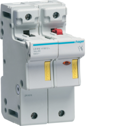 Separatoare de sarcina - Separator Port fuzibil 1P+N 50A L51 3M, HAGER, LS612